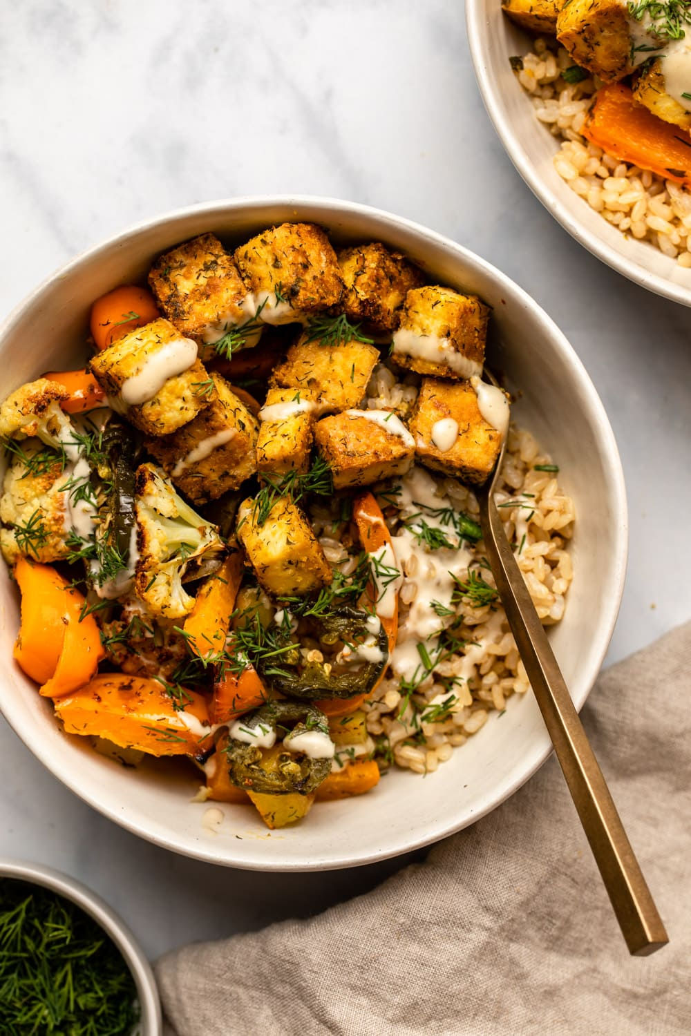 Sheet Pan Ranch Tofu w/Veggies