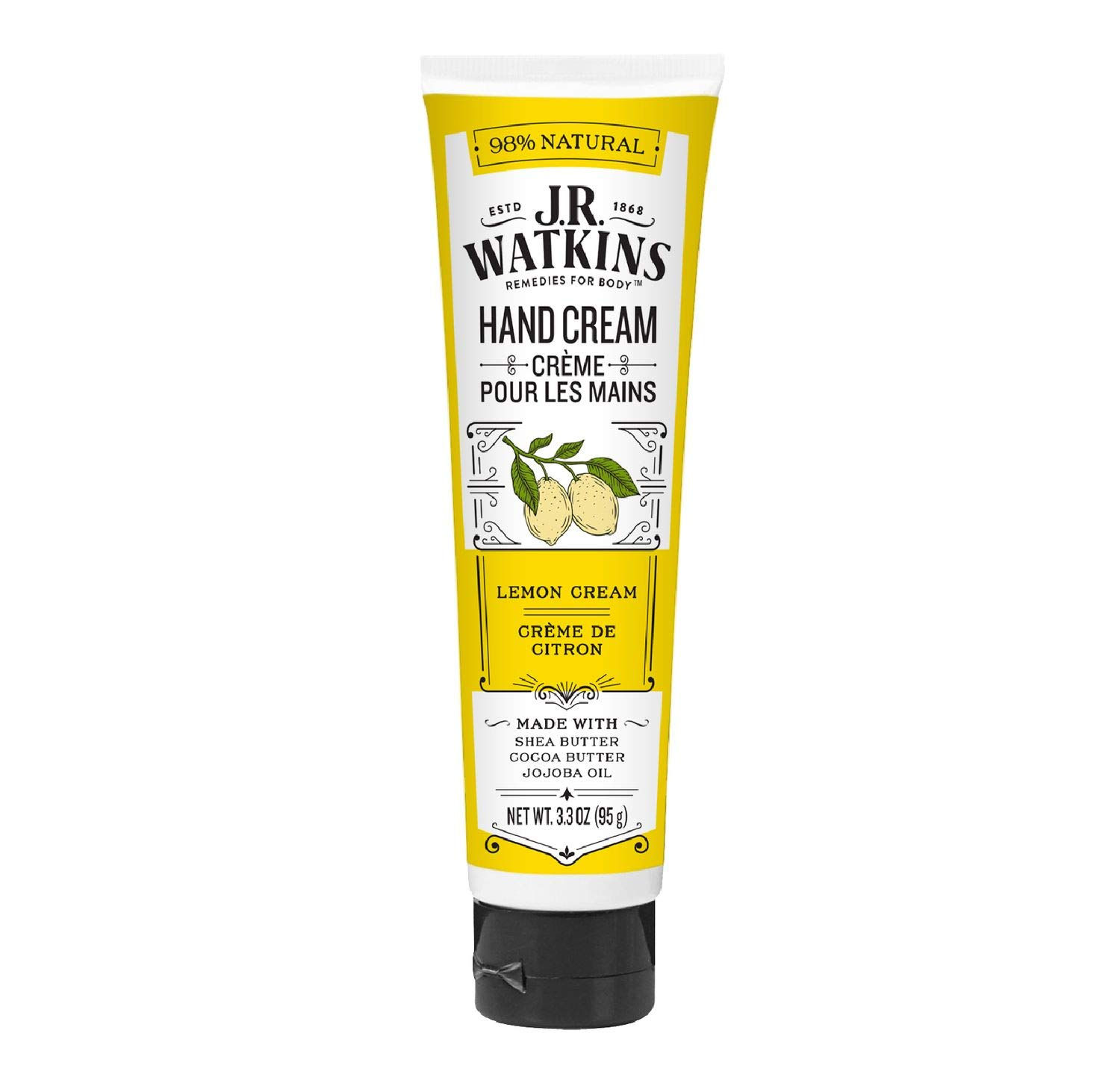 J.R. Watkins Natural Moisturizing Hand Cream, Hydrating Hand Moisturize