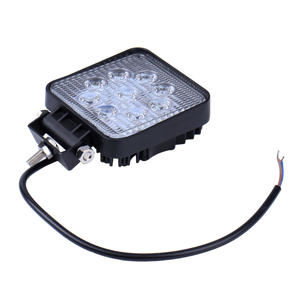 Miniature : Feu de travail 27w 12/24V DC - Carré