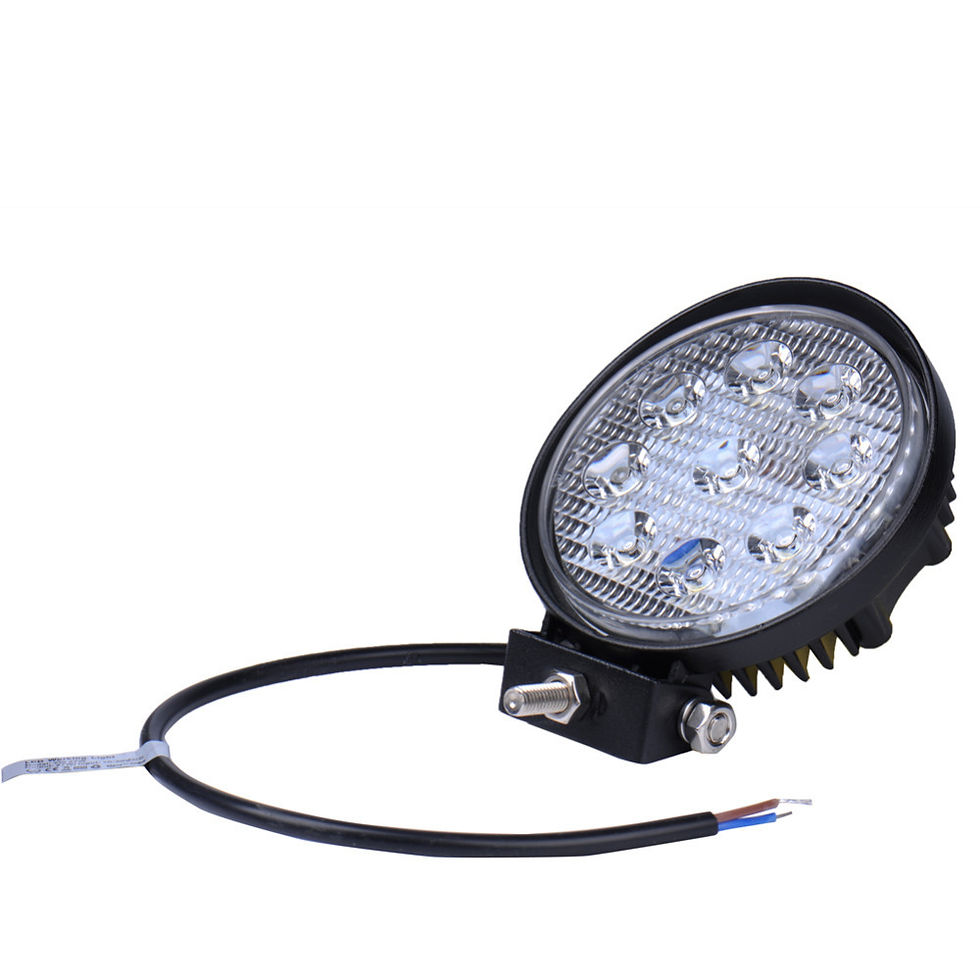 Miniature : Feu de travail 27w 12/24V DC - Rond