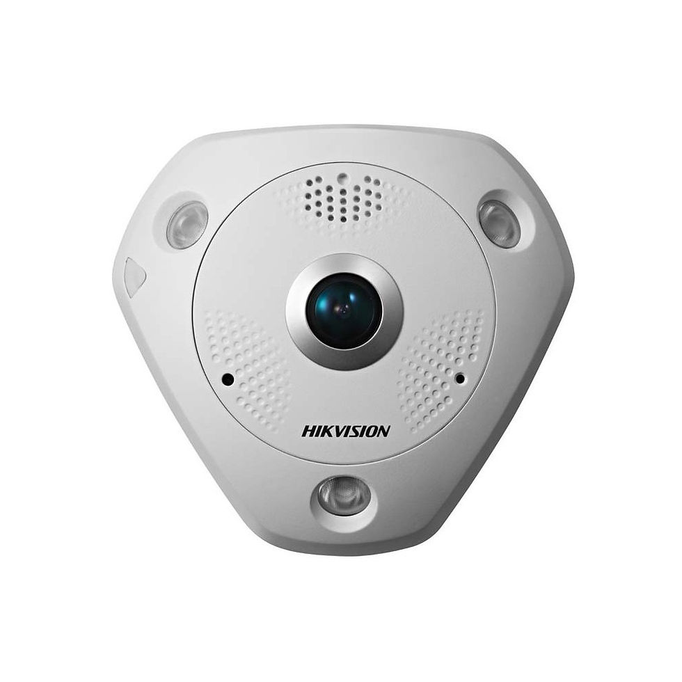 Miniature : Caméra fisheye 360° Hikvision DS-2CD63C5G0-IVS Ultra HD 12MP PoE