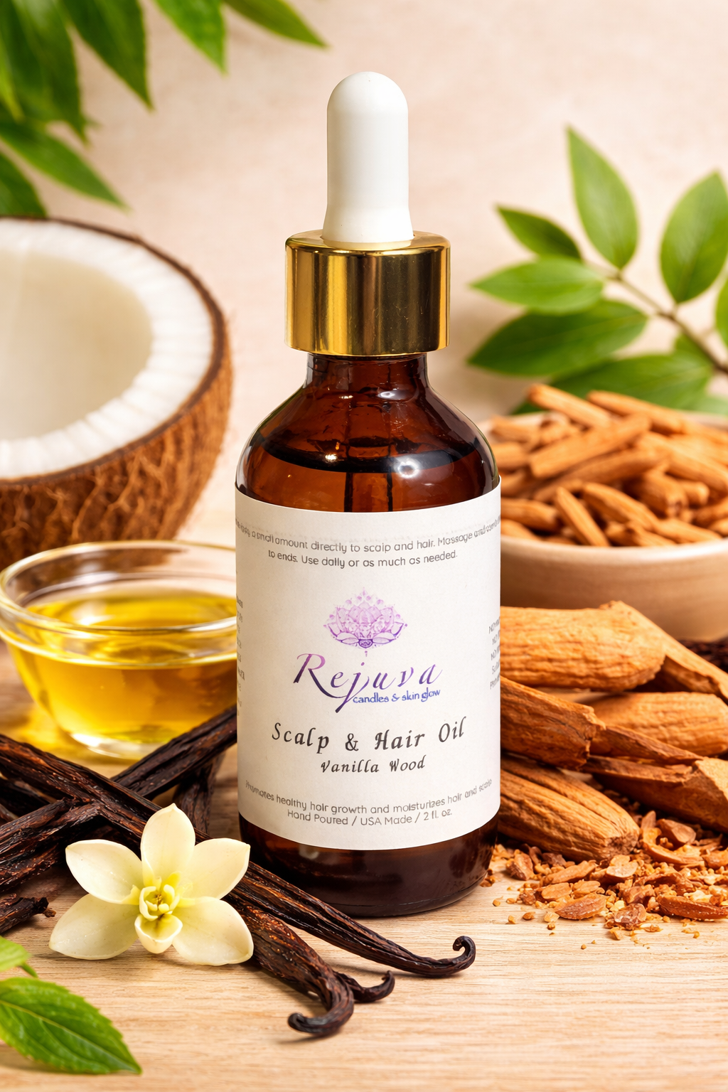 Hair and Scalp  natural oil 2 oz