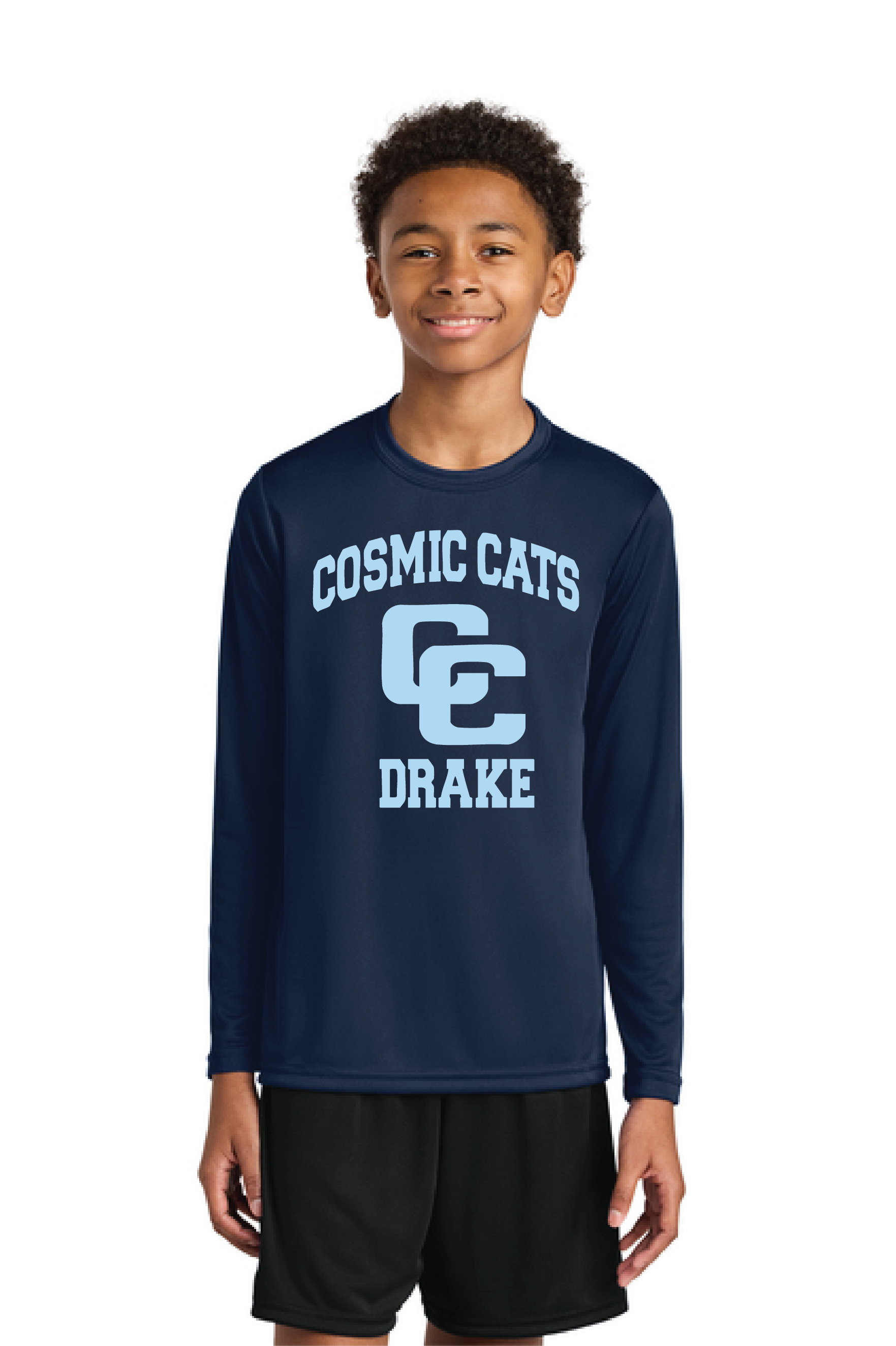 2026 COSMIC CATS 23 A4 Youth Long Sleeve Tee