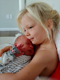 Jalaine and baby girl