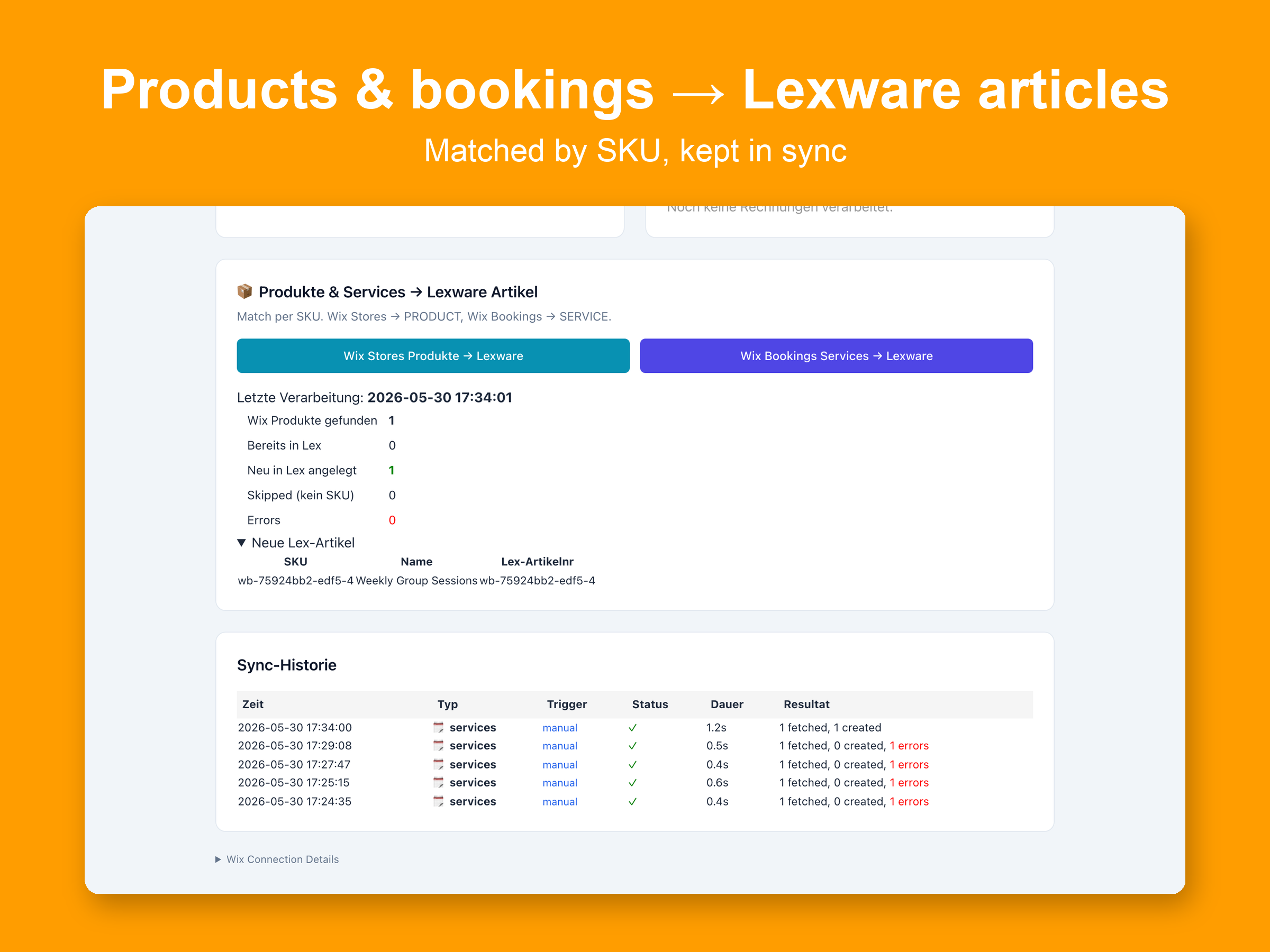 Lexware Office Connector screenshot 4