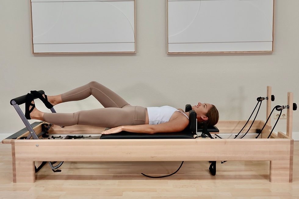 Reformer Pilates Übungen