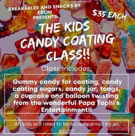 Kids Candy Coating Class
