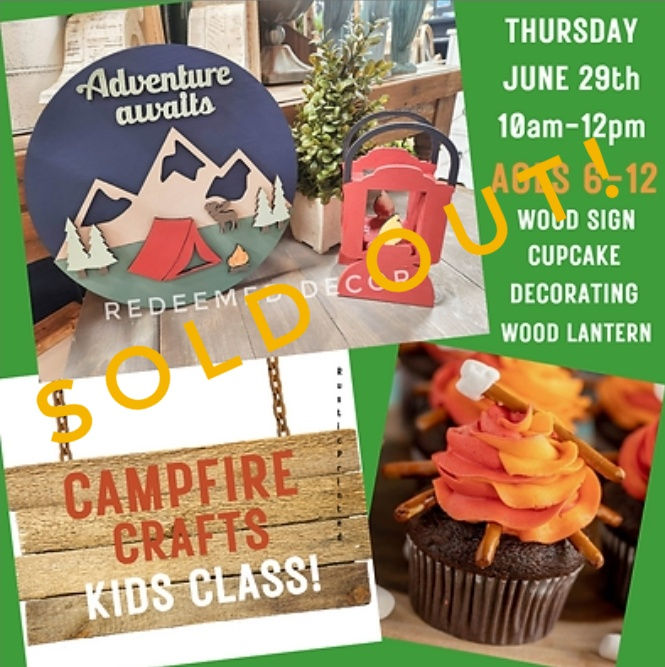 Campfire Crafts Kids Class