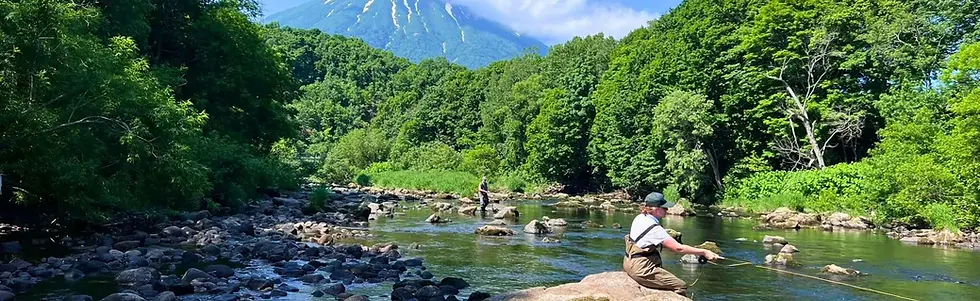 Fly fishing in Niseko