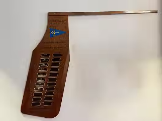 The Gaston Family Youth Sailing Program Sportsmanship Award - Opti Rudder