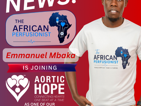 Aortic Hope Welcomes Emmanuel, The African Perfusionist