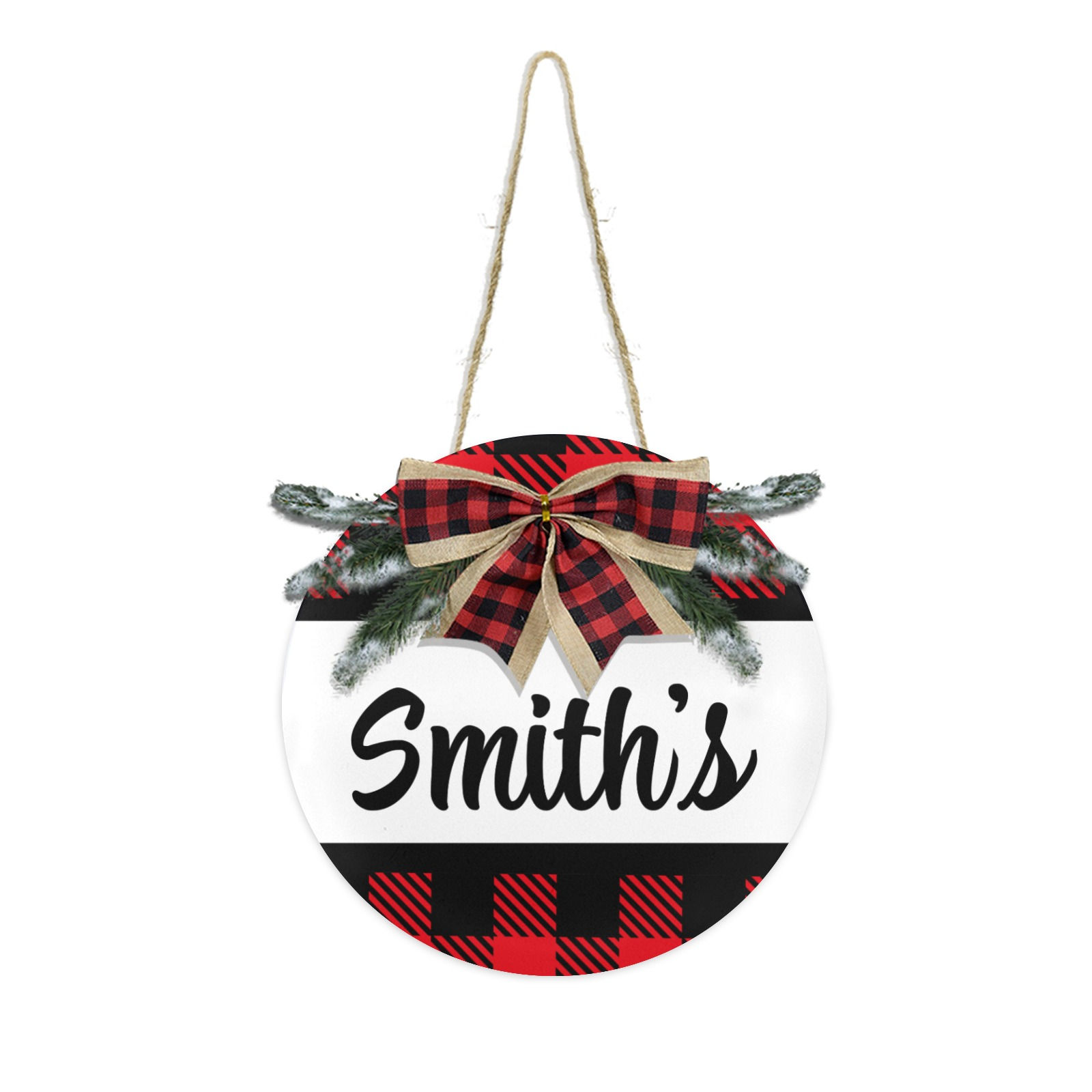 Personalized Holiday Sign
