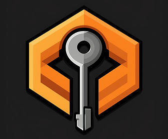 Firefly can you create a graphic depicting end to end encryption. Use the colours orange,