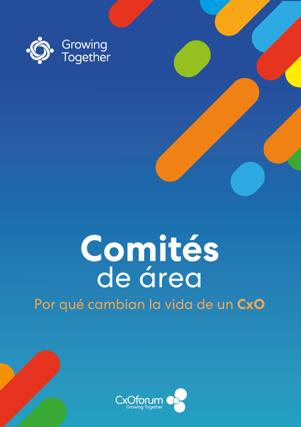 Portada de la revista Growing Together, edición No. 15: Comités de área: por qué cambian la vida de un CxO
