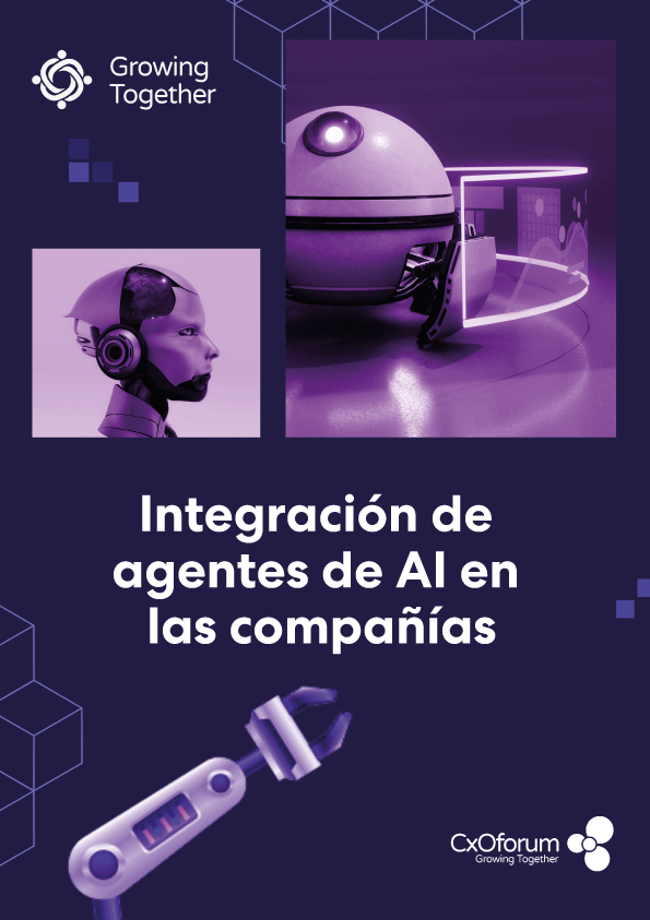 Portada de la revista Growing Together, edición No. 16: Integración de Agentes de AI en las compañías