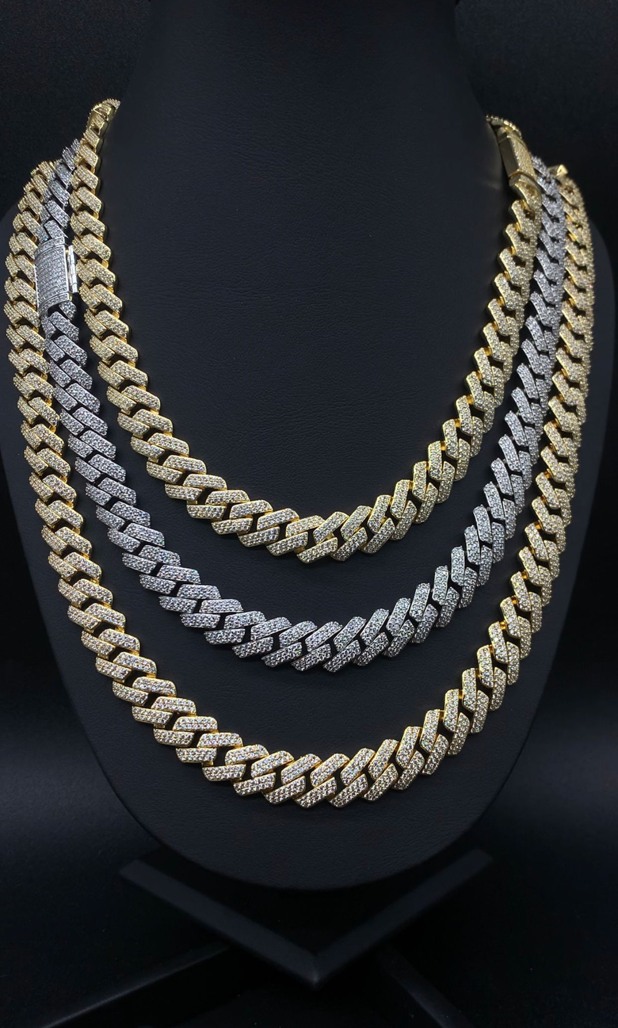 Cadena Miami 12mm Premium