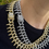 Miniatura: Cadena Cubana Spikes 50cm * 20mm ICED Eco