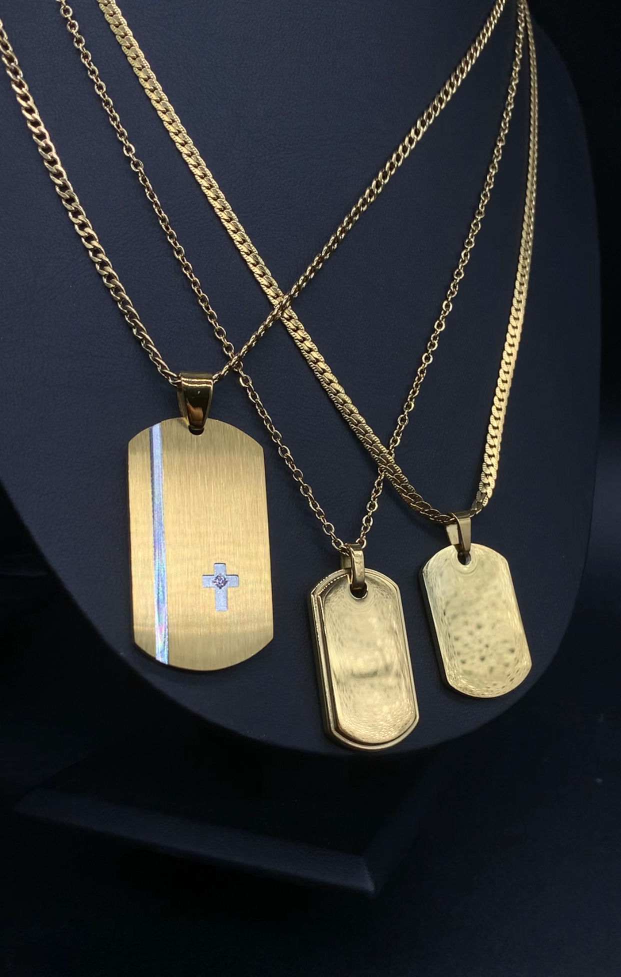 Placa Militar con Cadena