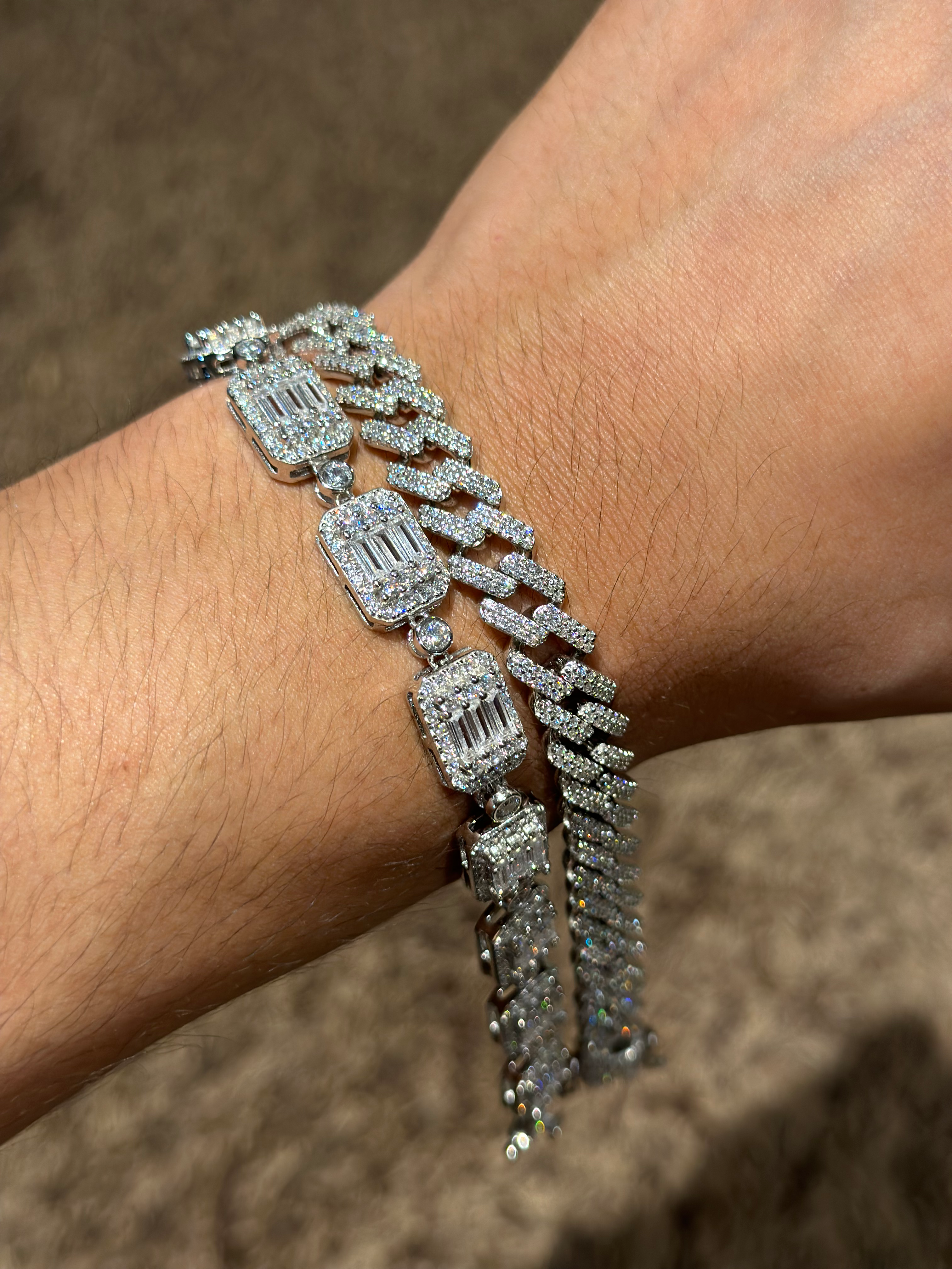 Conjunto 2 Pulsos Plata.925 italiana