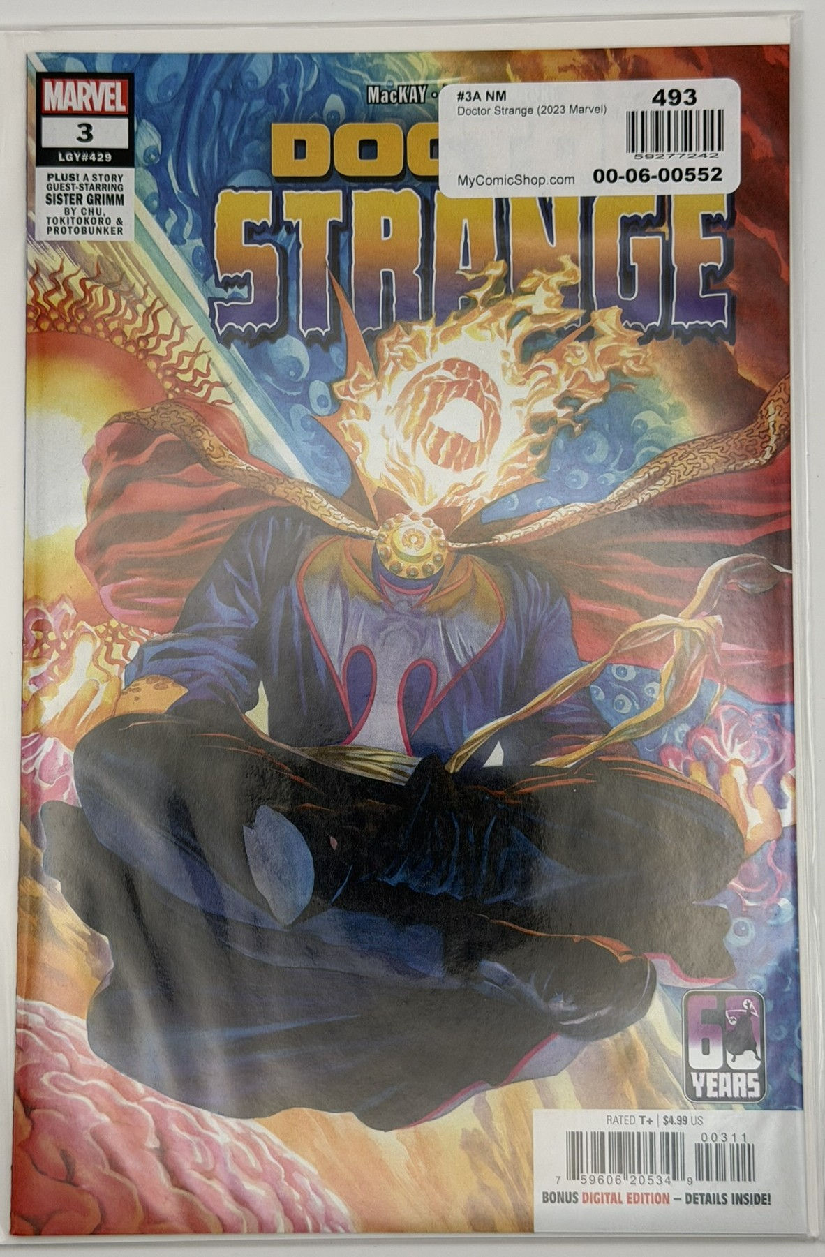 Doctor Strange #3 Marvel 2023 Alex Ross Cover product image 1