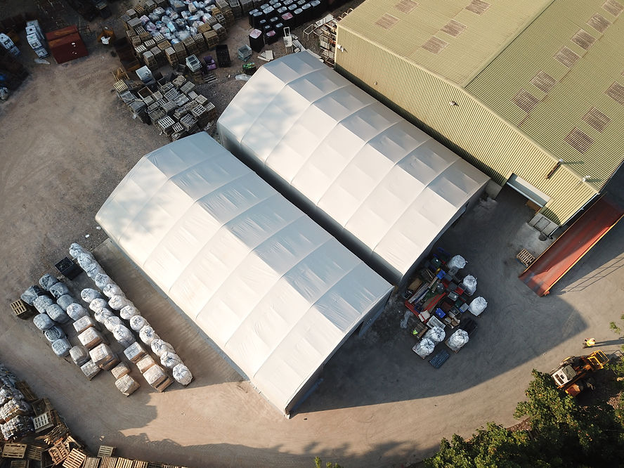 Large pop up warehouse building by ShelterIt