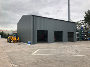 agricultural steep frame building