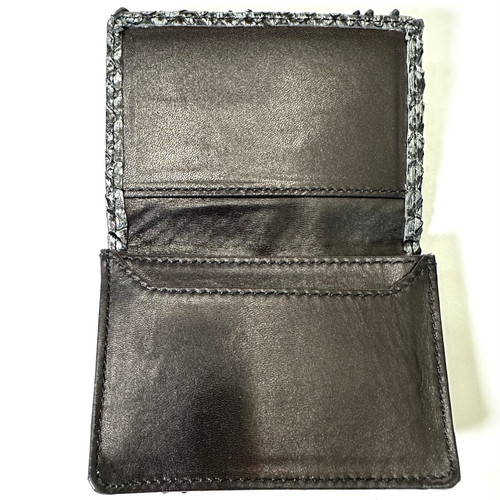 パイソン名刺入れ/BLK | ANDRE