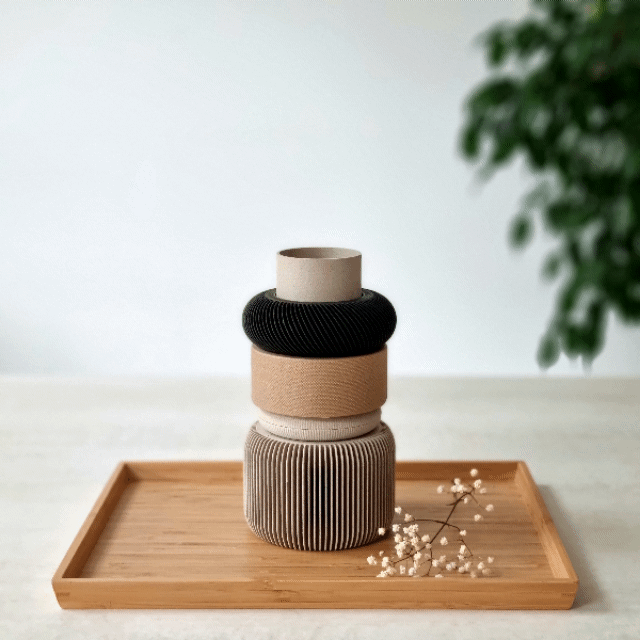 Thumbnail: Japandi modular vase "Nu Four"