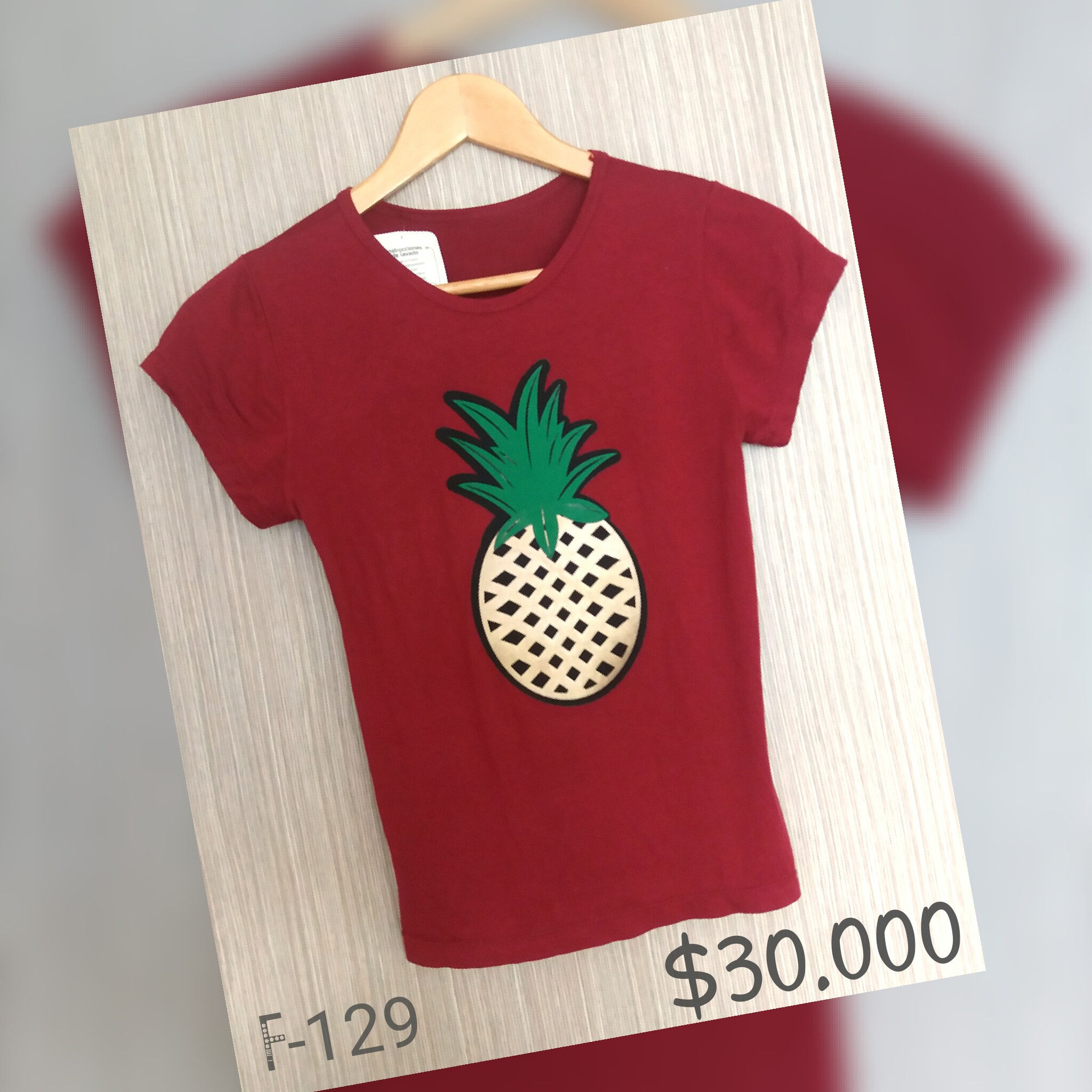 Blusa Vinotinto Piña