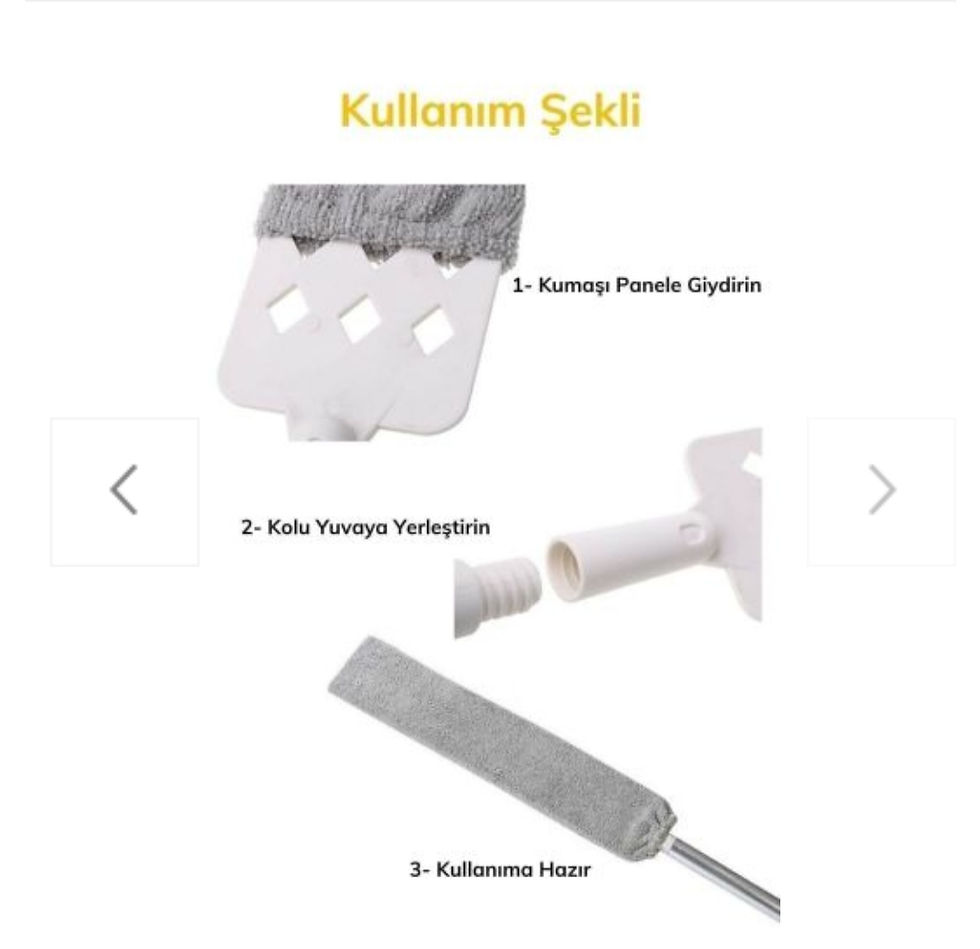 Küçük resim: Köşe Bucak Mop