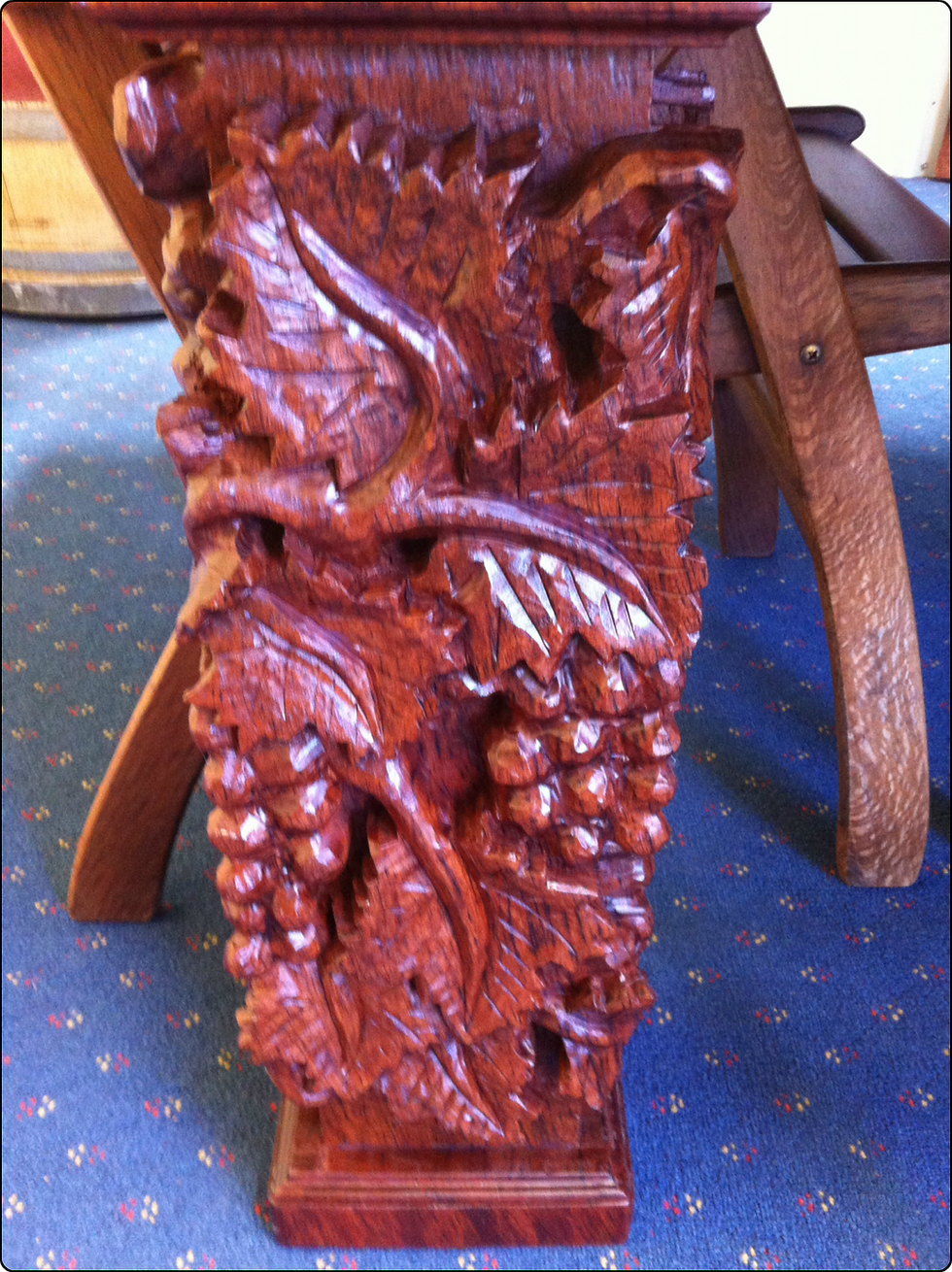 Hand Carved Jarrah Legs