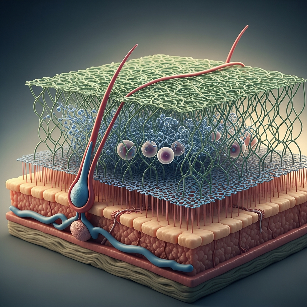 Molecularly Engineered Scaffolds for Accelerated Wound Healing and Scar Reduction