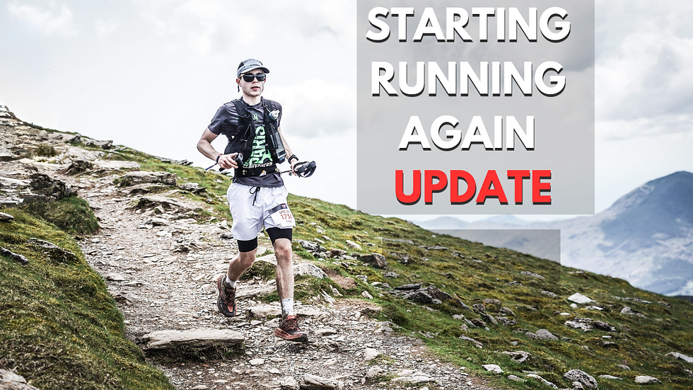 An update on my journey of starting to run again after 8 months off 