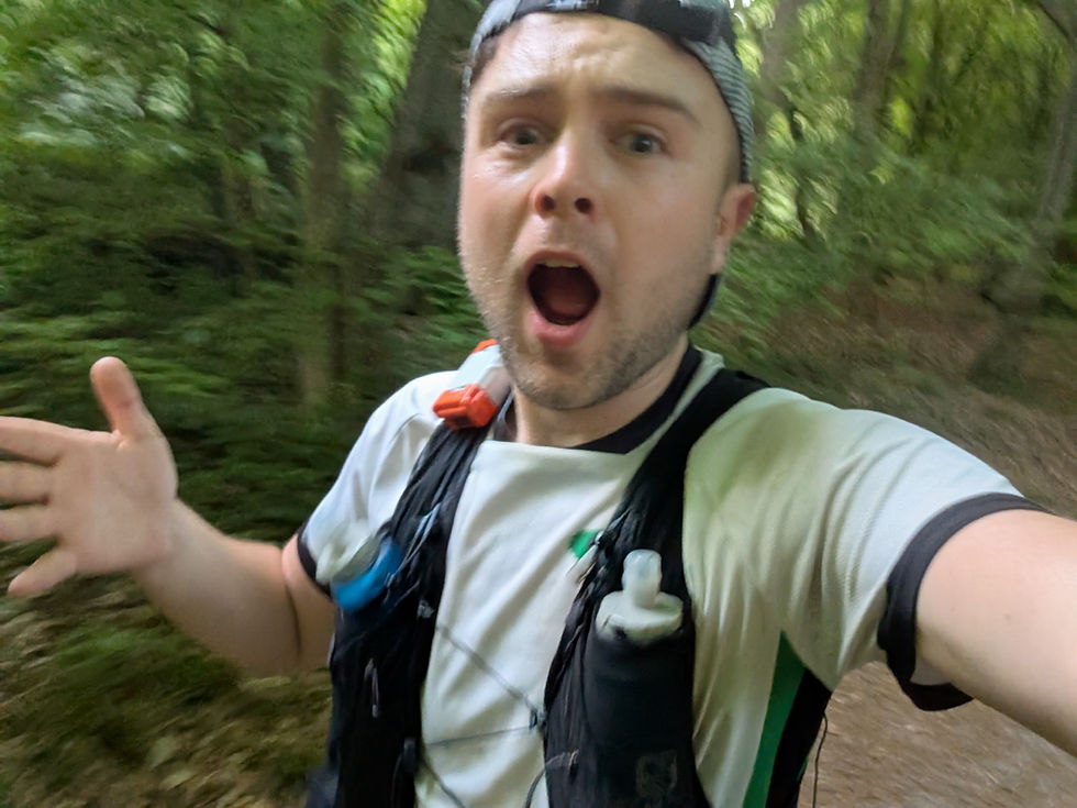 Scared, going through the woodland :(