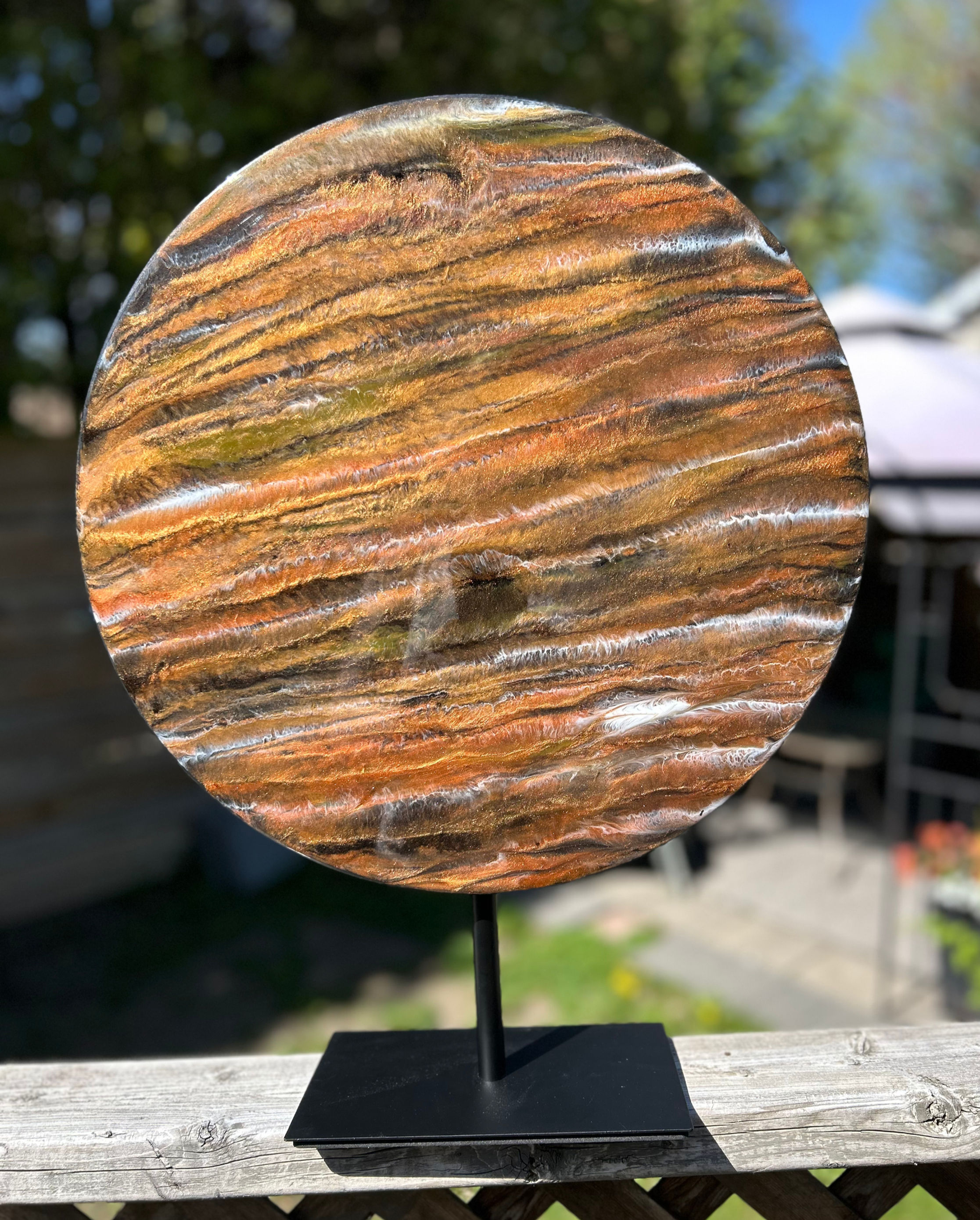 Art mural résine époxy