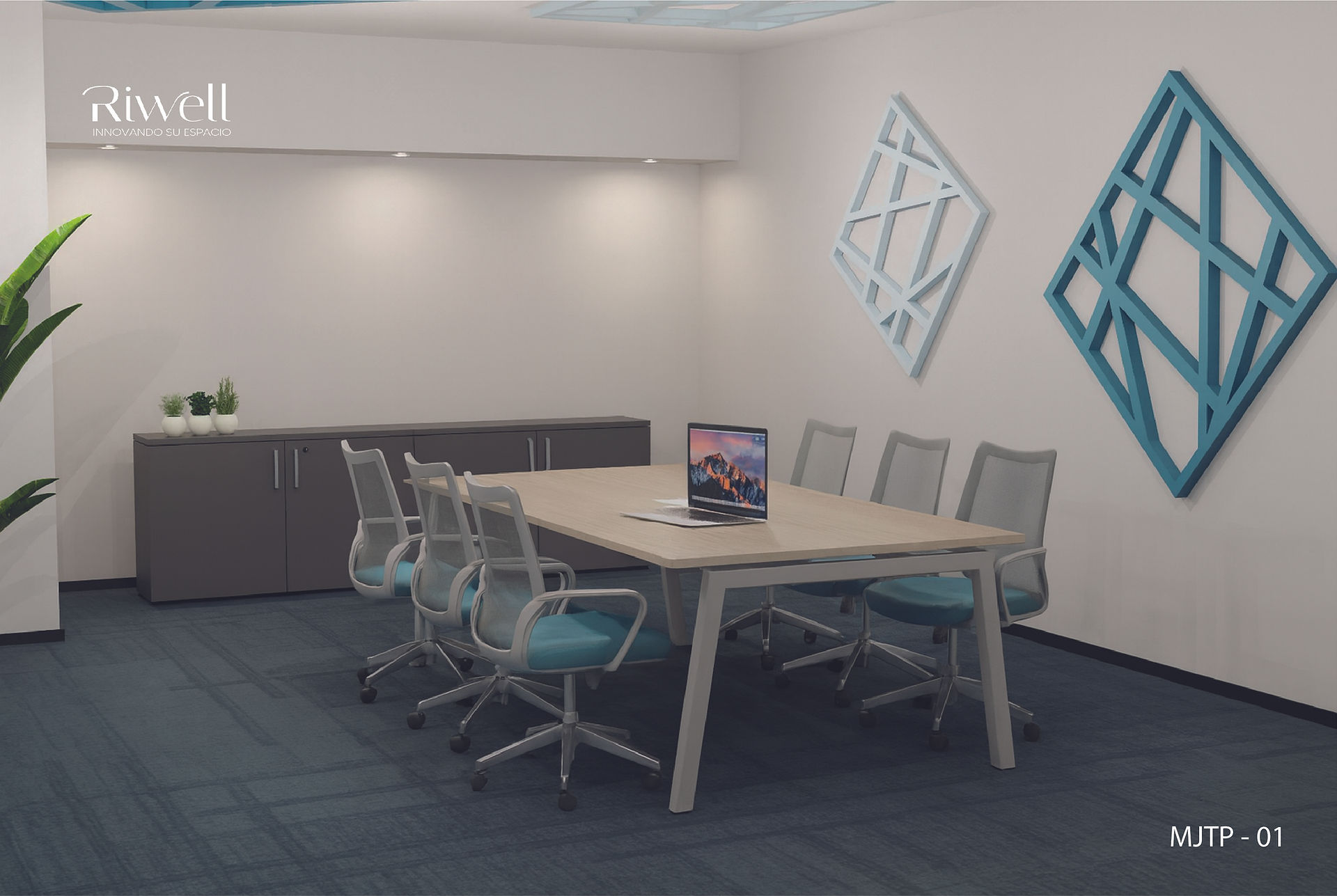 ¿Buscas muebles de oficina funcionales? En RIWELL fabricamos recepciones, comedores y áreas de capac