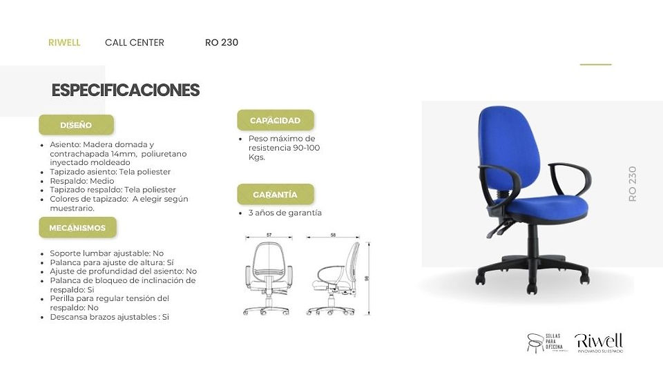 Sillería ergonómica en Monterrey. Mejora el bienestar de tu equipo con nuestra selección de sillas p