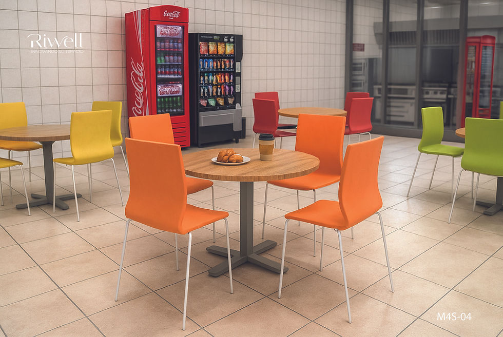 Mobiliario para comedores industriales: Durabilidad y diseño para el bienestar