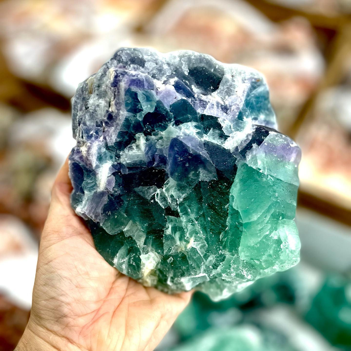 Large Raw Fluorite