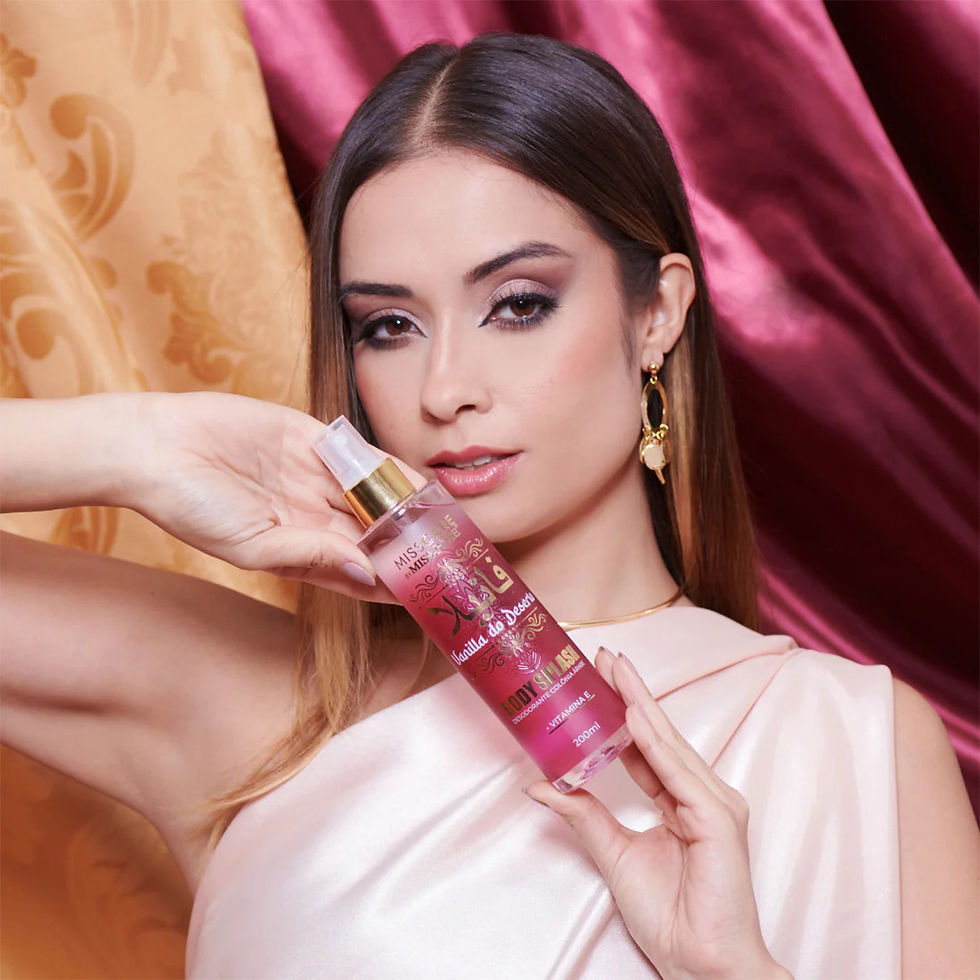 Miniatura: Body Splash Àrabe Desodorante Colônia Vanilla do Deserto 200ml - Miss Rôse