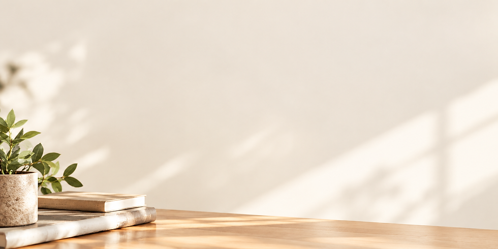 Sunlit Minimalist Plant and Books Still Life.png