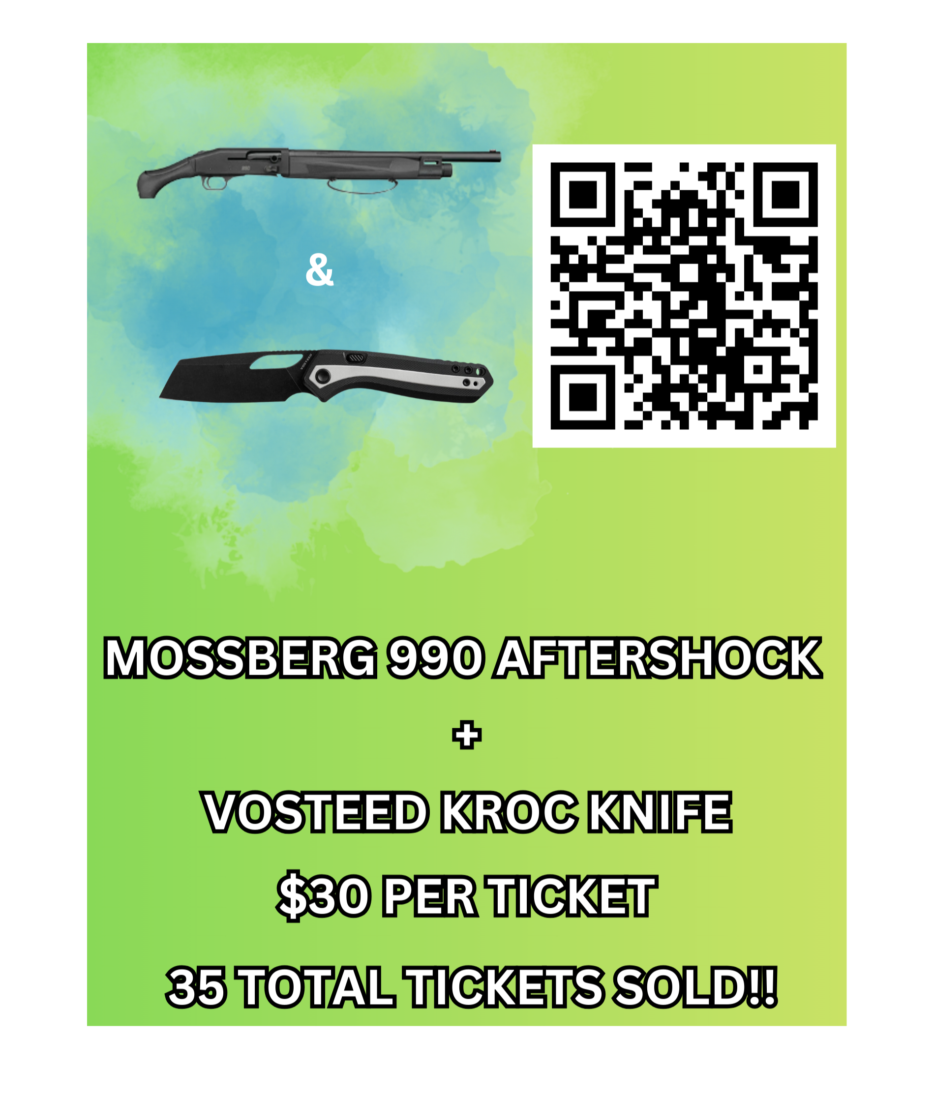 MOSSBERG AFTERSHOCK + VOSTEED LUCKY DRAW