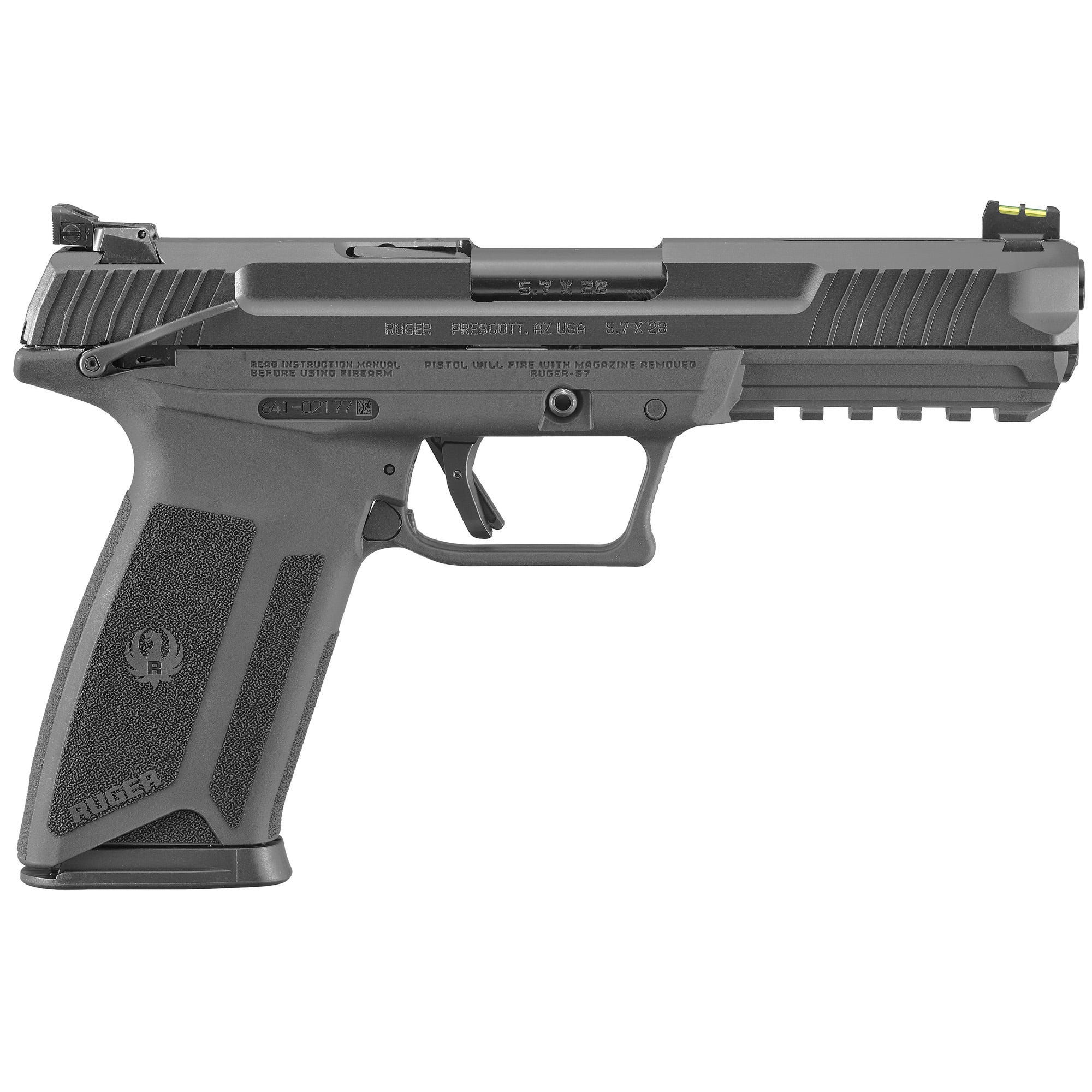 Ruger, 57, Semi-automatic, Double Action, Full Size, 5.7X28MM, 4.94" Barrel