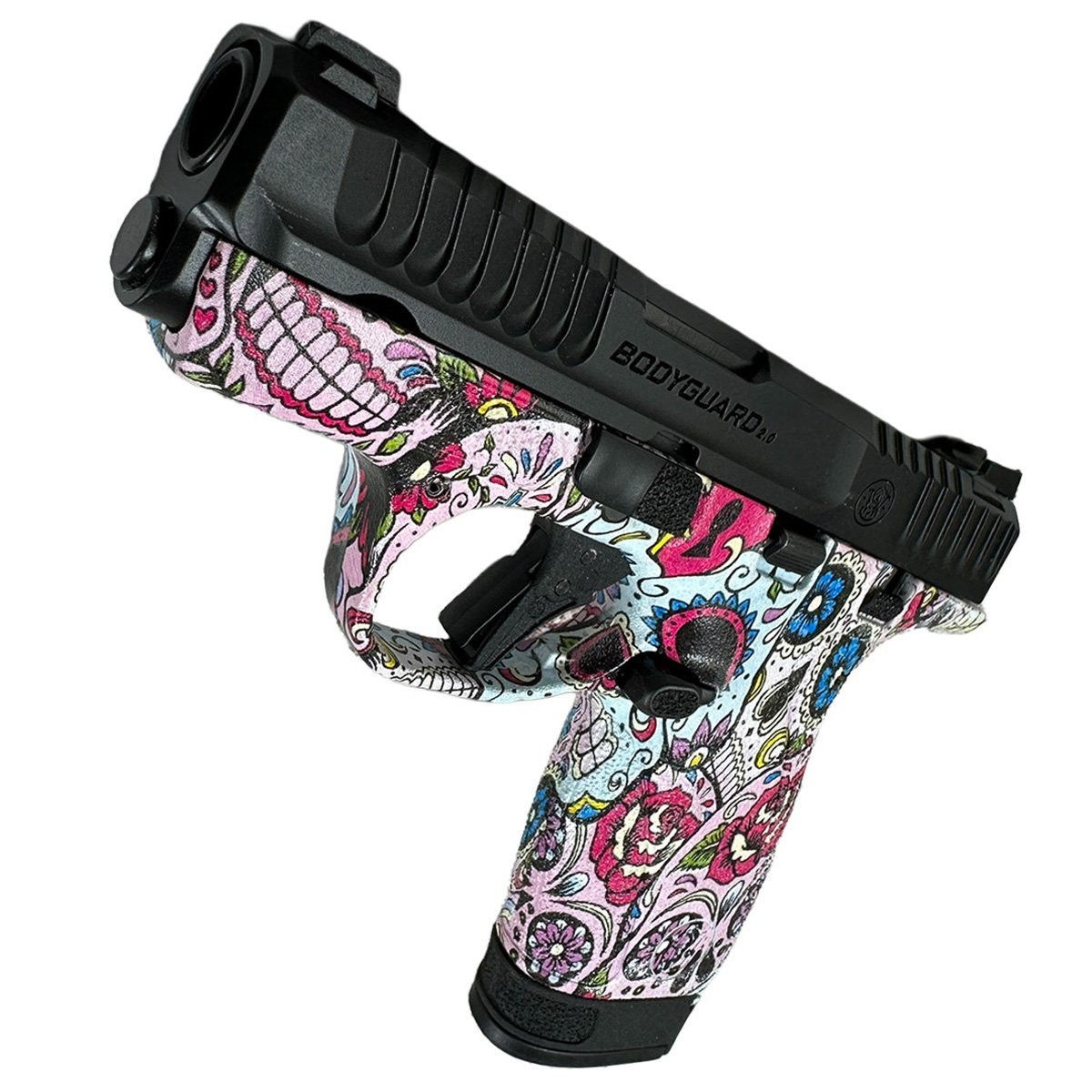 Smith & Wesson Bodyguard 2.0 380 ACP 2.75" BBL W/Safety - Sugar Skull
