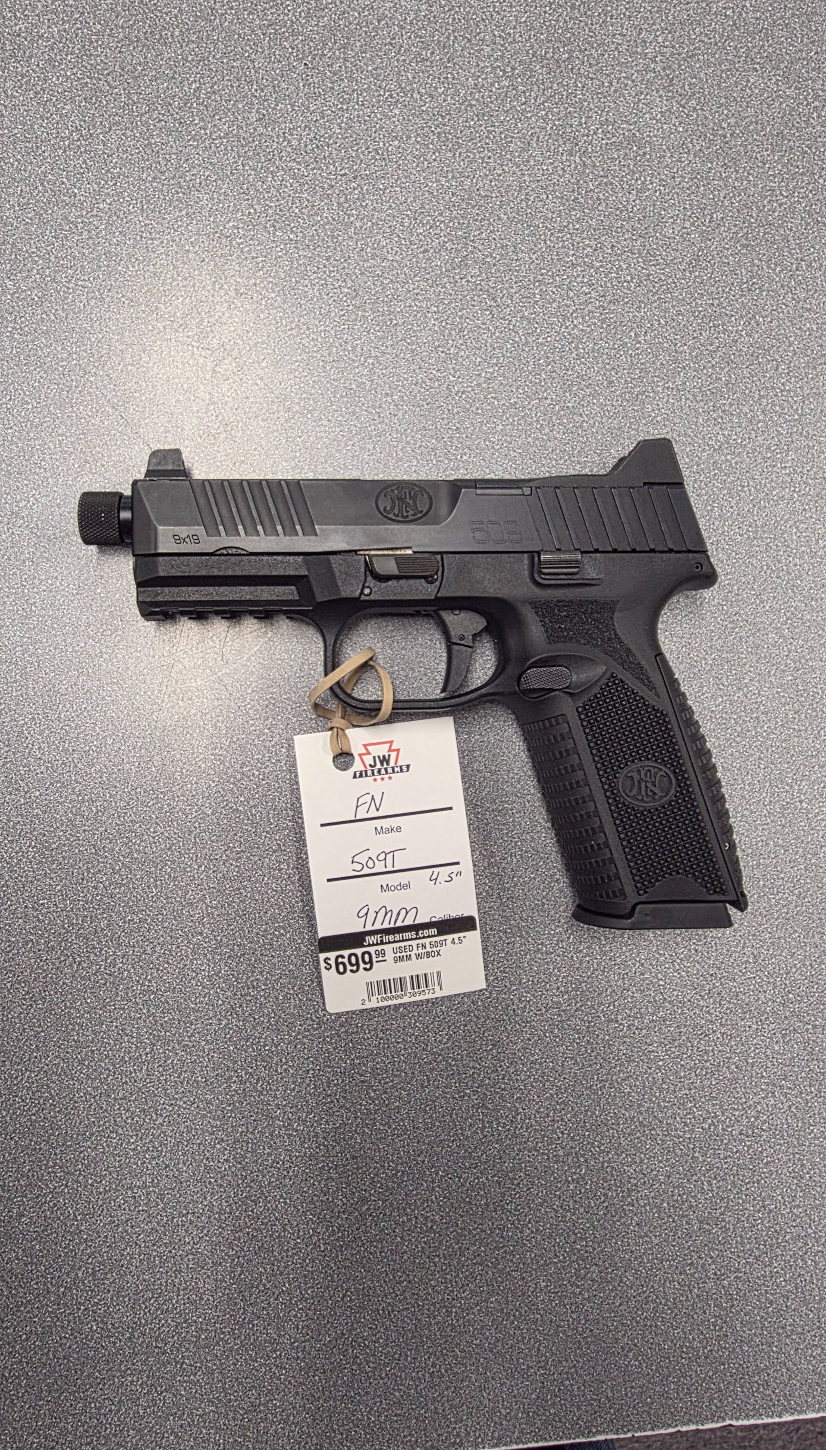 USED FN 509T 4.5" 9MM W/BOX