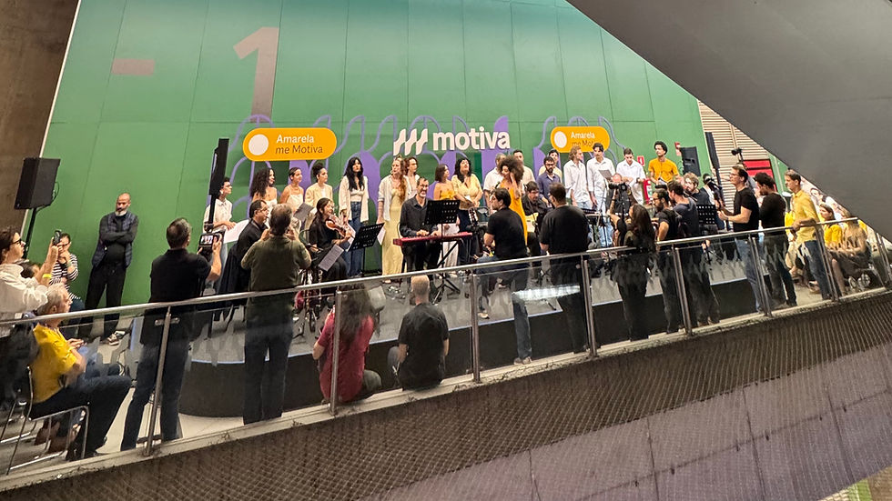 Quando o metrô virou palco: o lançamento do SIIM na Linha 4-Amarela