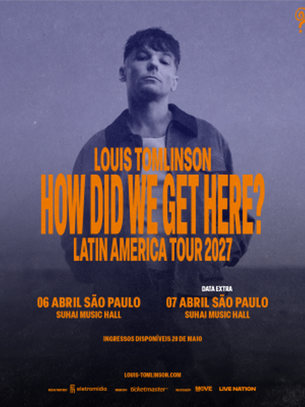 Louis Tomlinson anuncia show extra em São Paulo com a turnê mundial "How Did We Get Here?"