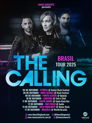 The Calling anuncia nova turnê pelo Brasil em outubro com oito shows confirmados