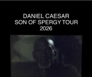Daniel Caesar anuncia show em São Paulo com a turnê mundial "Son of Spergy"