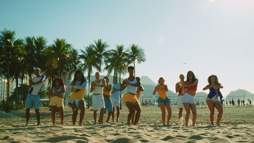 Raphael Vicente e Dance Maré. Créditos: divulgação